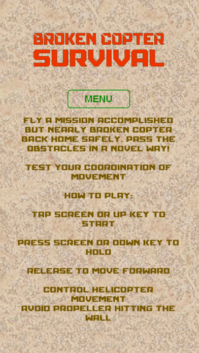 Screenshot #3 pour Broken Copter Survival