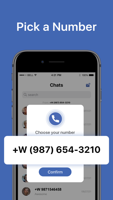 Text App: Calling+Texting Nowのおすすめ画像2