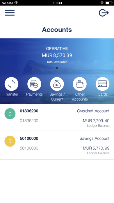 Screenshot #1 pour SBM Mobile Banking