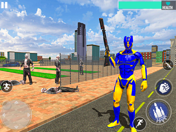 Incredible City Rope Superhero