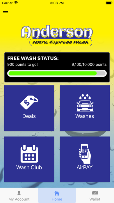 Anderson Ultra Express Wash Screenshot