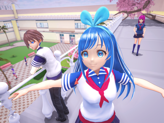 Anime School Girl Love Life 3Dのおすすめ画像1