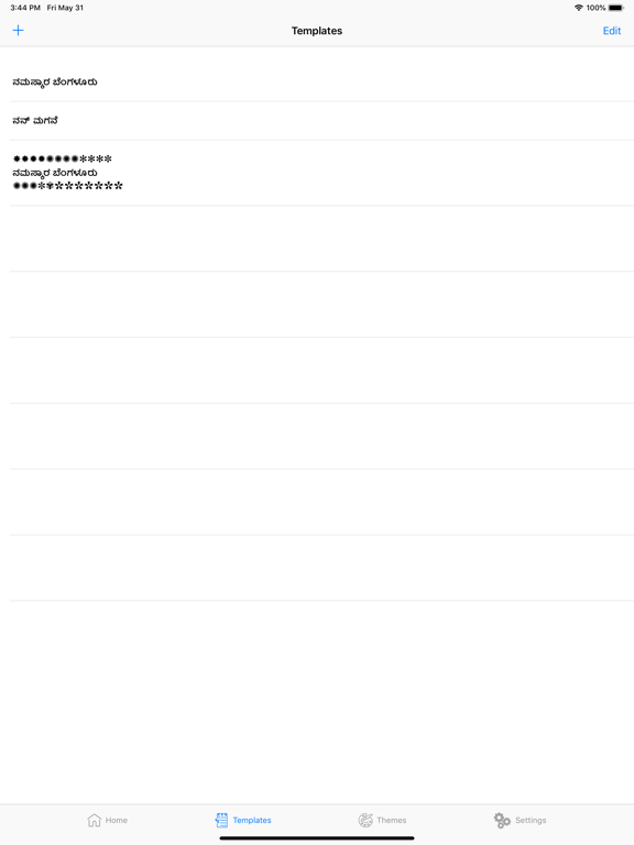 Namma Kannada Keyboard iPad screenshot 6 - Utilities app