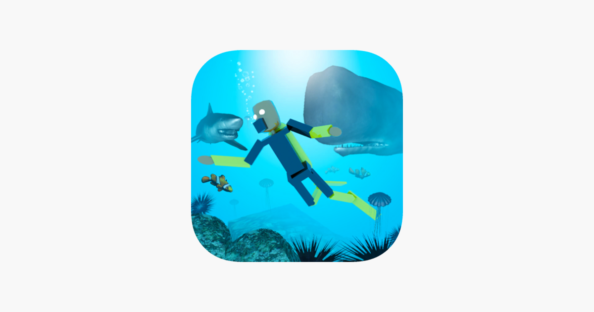 App Underwater Ragdoll People Playground 3D Android game 2021 