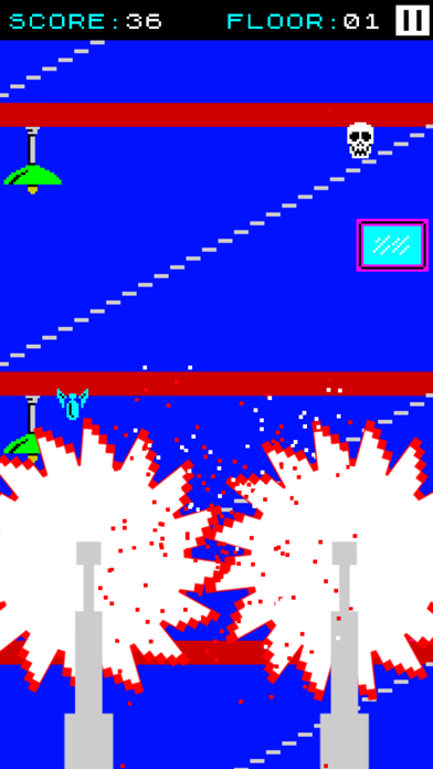 ZX Stairway Rush - Z80 classic Screenshot