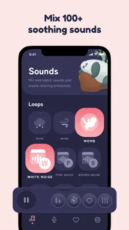Game screenshot White Noise Baby: Sleep Sounds apk