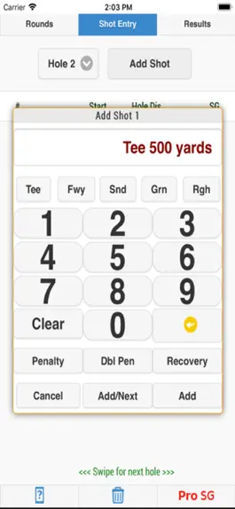 Game screenshot Golfmetrics apk