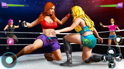 Girls Wrestling Fighting Games Screenshot