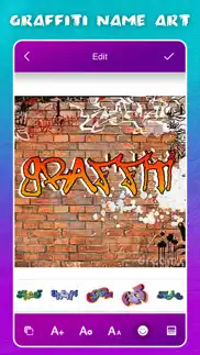 graffiti text name art iphone screenshot 1