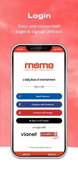 Game screenshot MOMO - More Music More Movies apk