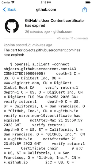 hn - Hacker News Reader screenshot 2