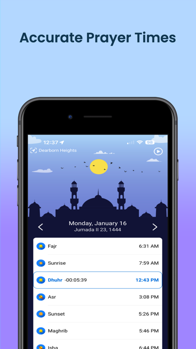 Shia+: Adhan, Calendar, Qibla Screenshot