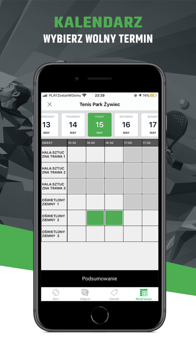 tenis4U - korty i turnieje Screenshot