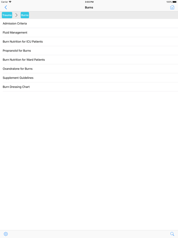 CHW Pediatric General Surgery iPad screenshot 3 - Medical app