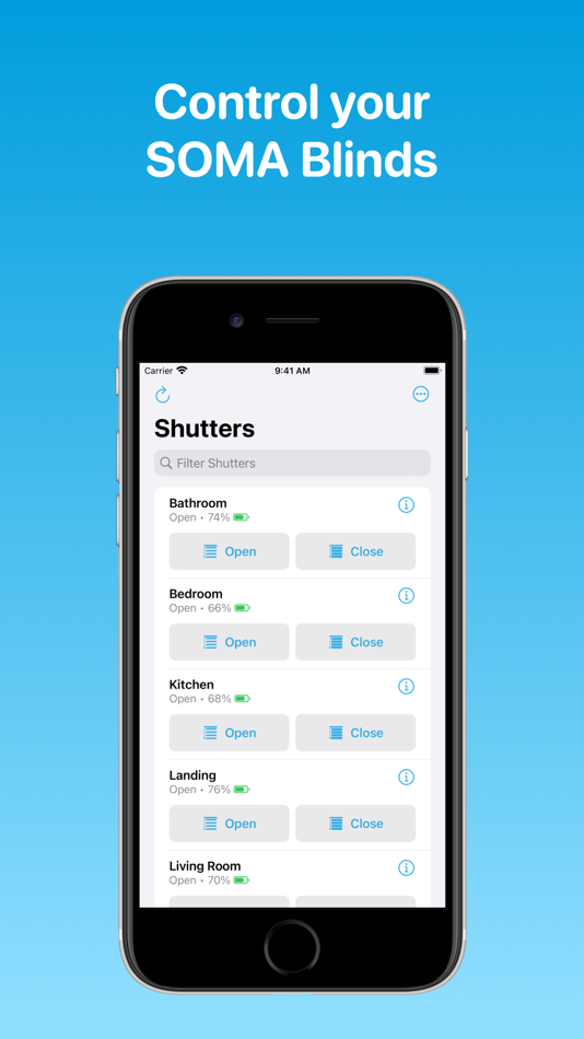 Shutters for SOMA Connect Hub - 1.2 - (iOS)