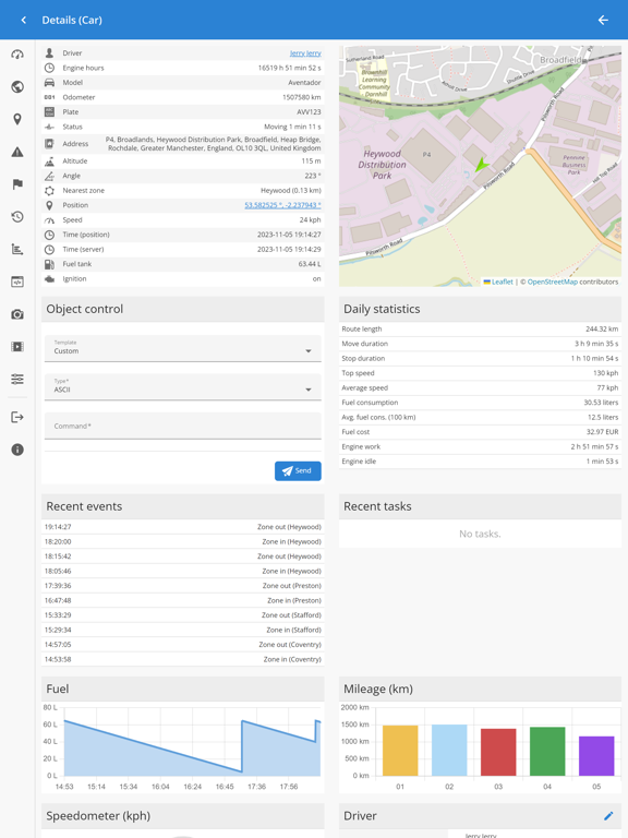 Screenshot #6 pour GPS Server Mobile
