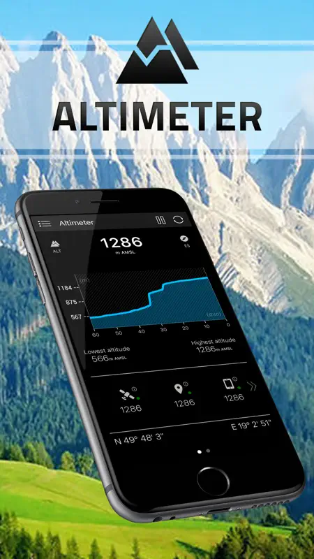 GPS Altimeter - Altitude & Map screenshot 1 of 9