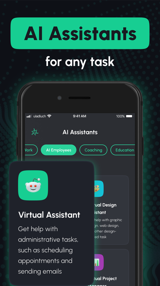 #3. AI Smart Bot・ChatBot Assistant (iOS) By: Olga Gribovskaia