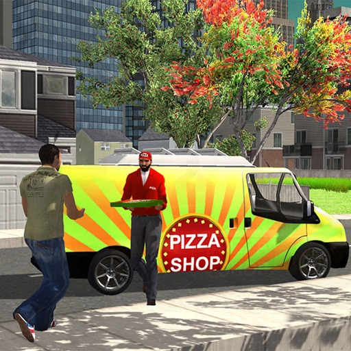 American Pizza Delivery Boy - Ultimate Van Sim 3D