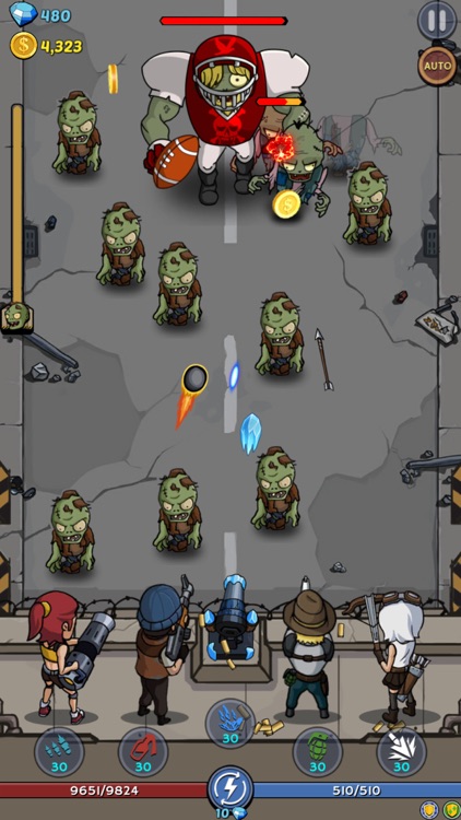 Zombie War: Idle Defense Game screenshot-3