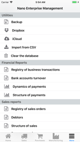 Nano Enterprise Management screenshot