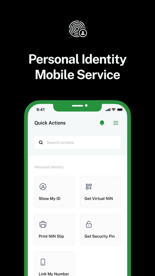 #2. MWS: NIMC Personal ID (iOS) 由: National Identity Management Commission