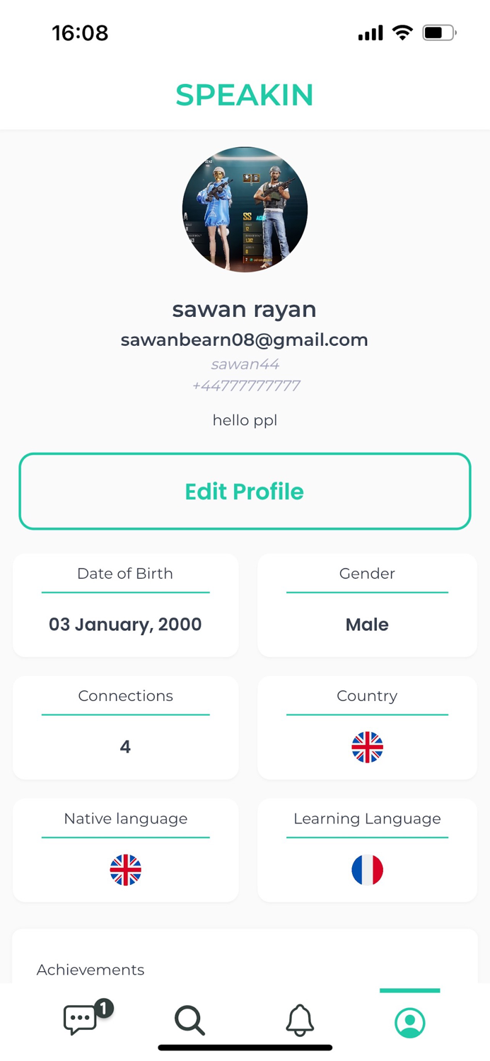 SpeakIn Language Exchange