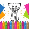 Huggy Coloring Cube Jump game icon