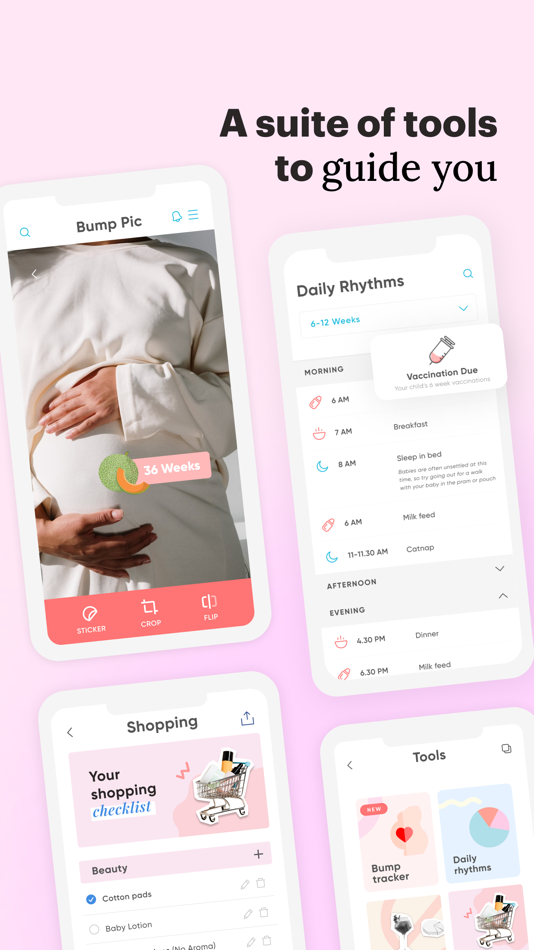 #5. Kiindred: Pregnancy & Baby App (iOS) Podle: Kiindred Pty. Ltd