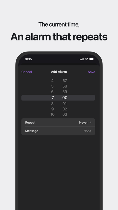 Talking Voice Alarm - Reminder Screenshot