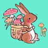Mushroom Bunny Stickers icon
