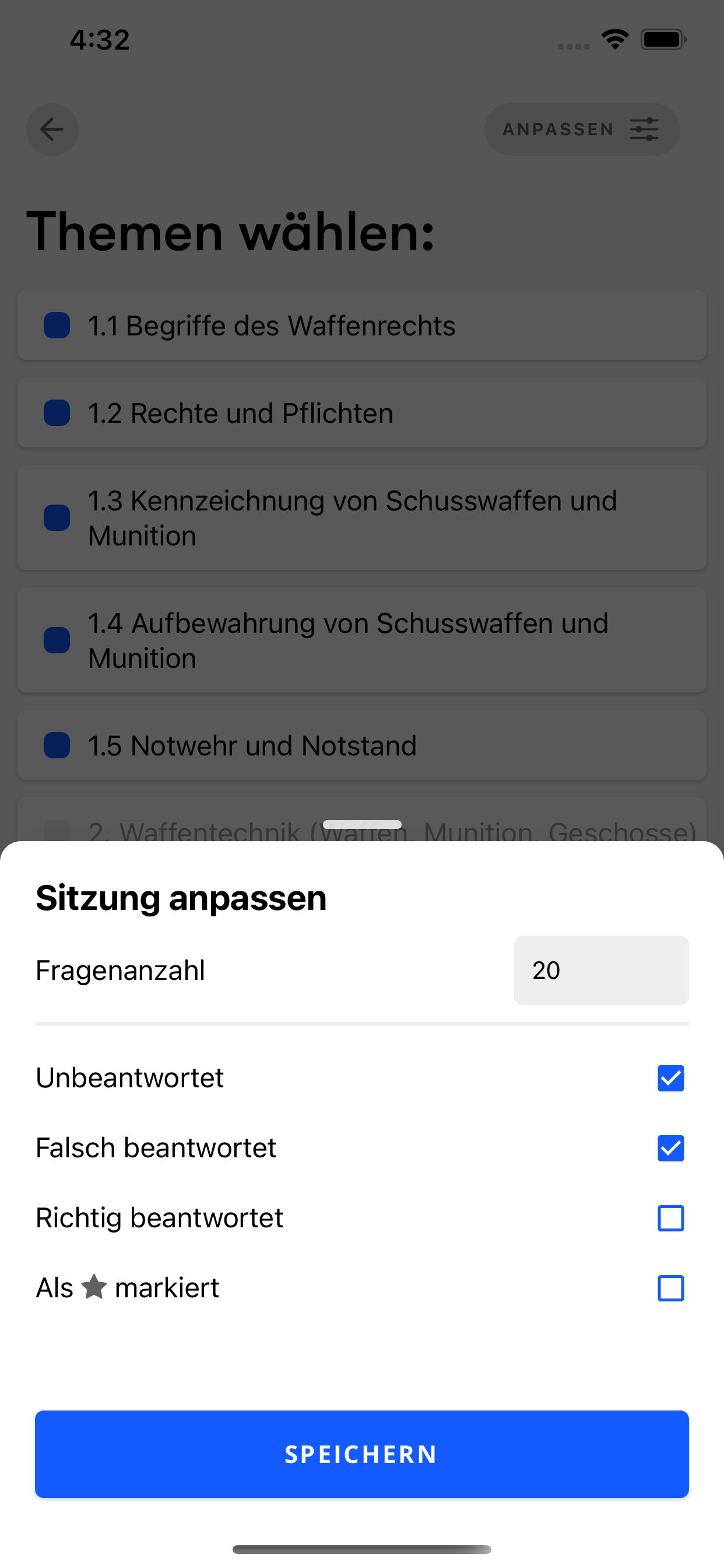 Waffensachkunde App