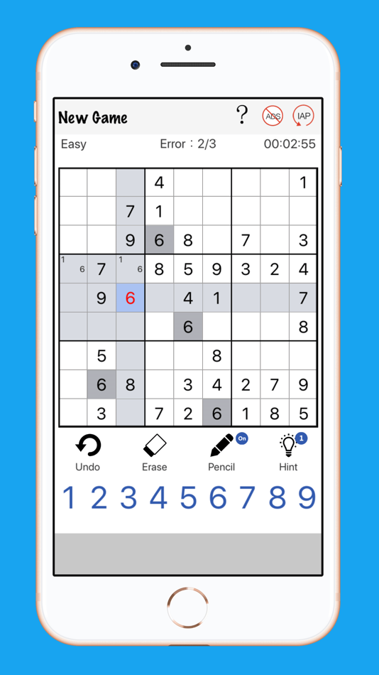 #1. Sudoku–Classic Math conundrum (iOS) 由: 湘衡 唐