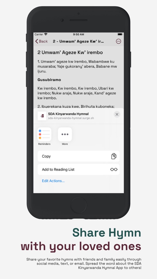 #6. SDA Kinyarwanda Hymnal (iOS) 由: Blaise Sebagabo
