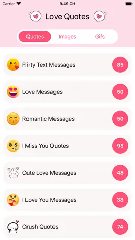 Game screenshot The Best Romantic Love Quotes mod apk