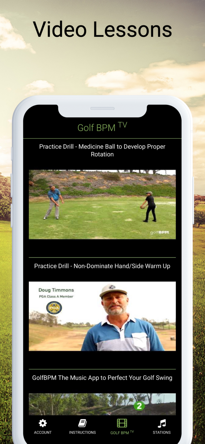 Golf BPM  Tempo Swing Tracker