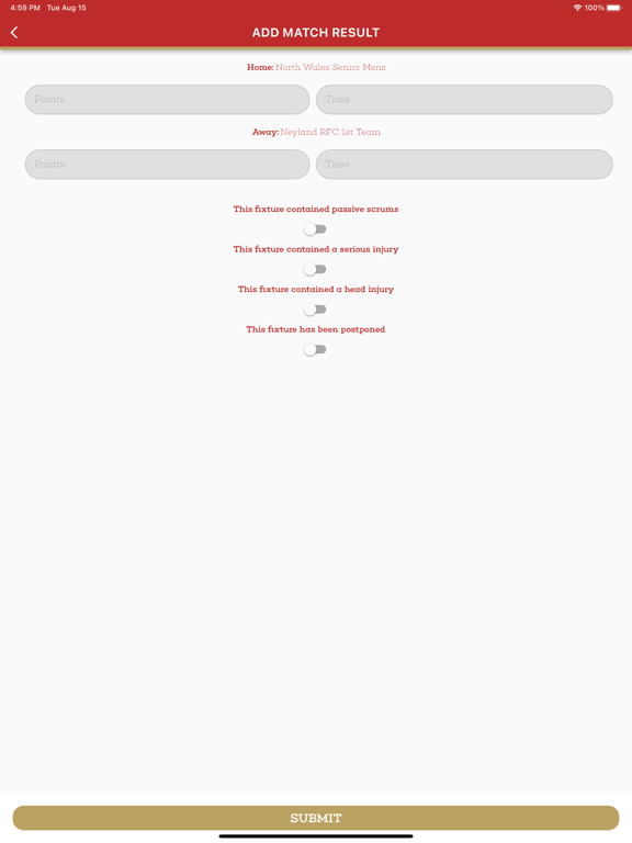 Screenshot #6 pour WRU Ref APP