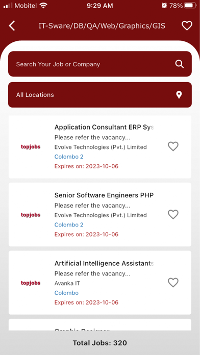 topjobs Screenshot