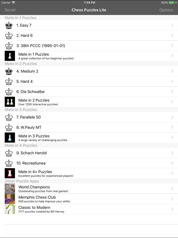 Screenshot #5 pour Chess Problems Lite