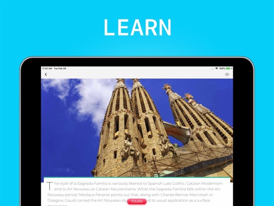 Sagrada Familia Visitor Guide iPad screenshot 5 - Education app