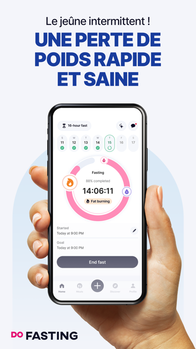Screenshot #1 pour DoFasting - Fasting Tracker