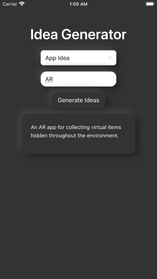#3. Idea-maker (iOS) 由: Brandon Paul