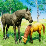 Wild Horse Family Animal Sim