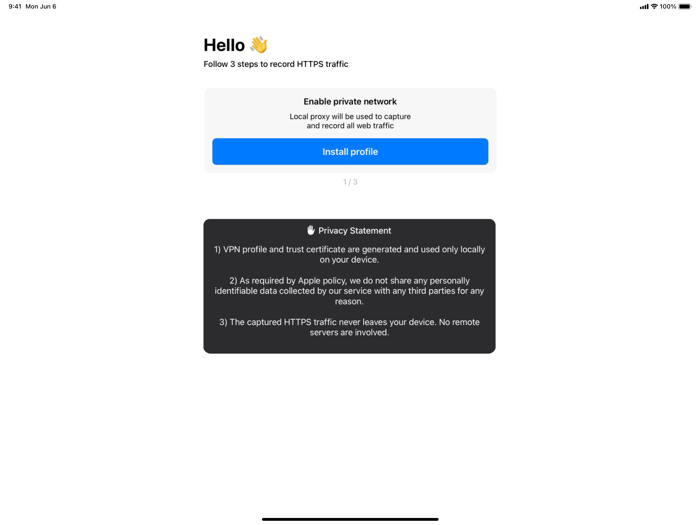 WebProxyTool Inspect requests