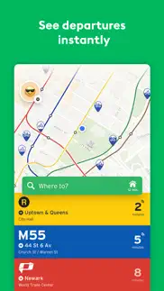 transit • subway & bus times iphone screenshot 1