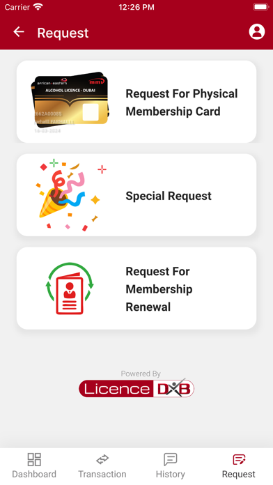 LICENSE DXB APP Screenshot