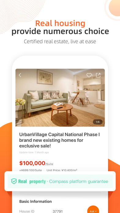 Compass Real Estate & Rentals Screenshot