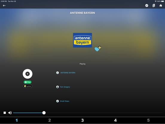AirMusic Control iPad screenshot 4 - Music app