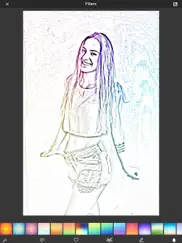 pencil sketch photo editor ipad capturas de pantalla 1
