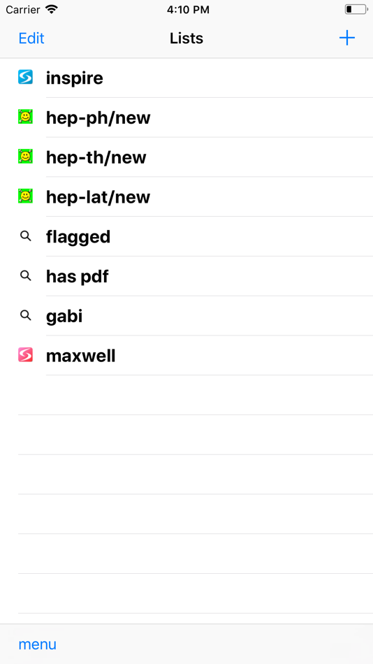 #1. inspire hep browser (iOS) 由: Yuji Tachikawa